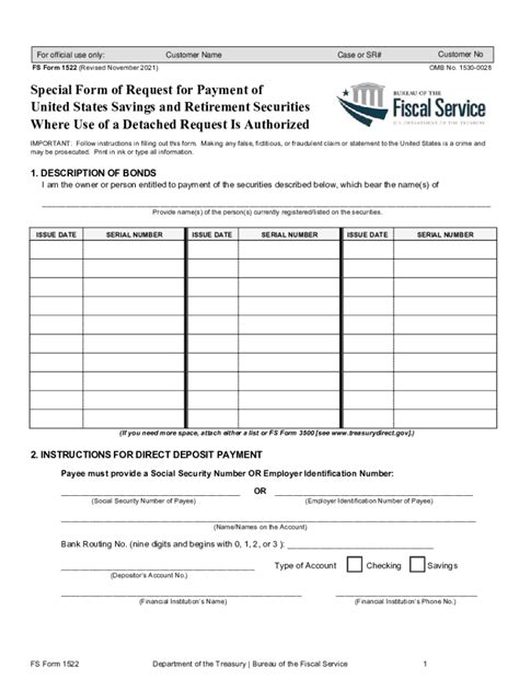 2021-2025 Form Treasury FS 1522 Fill Online, Printable, Fillable, Blank ...