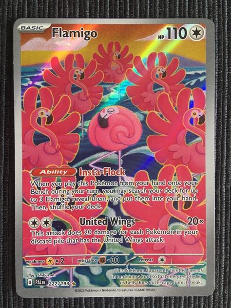 Pokemon Paldea Evolved Flamigo Art Rare Englisch Kaufen Auf Ricardo