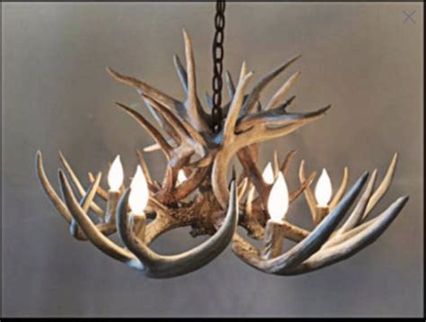 Real Antler Chandelier Rustic Chandelier Deer Chandelier - Etsy