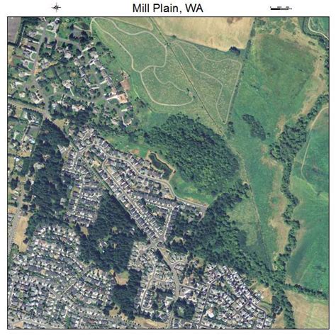 Aerial Photography Map of Mill Plain, WA Washington