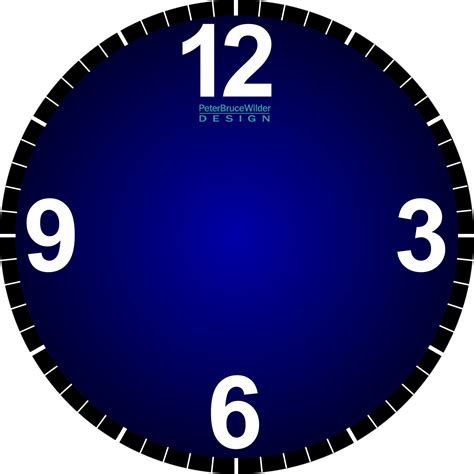 Printable Analog Clock Face - ClipArt Best