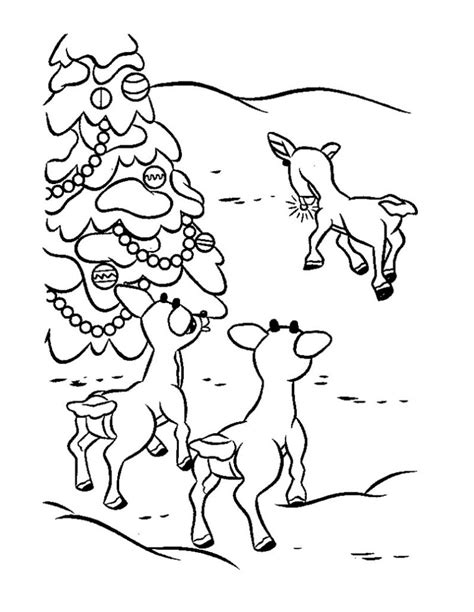 Free Printable Rudolph Coloring Pages For Kids