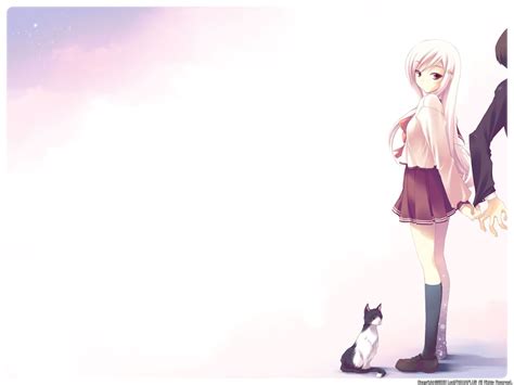 2736x1824 Resolution White Haired Female Anime Character HD Wallpaper