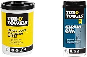 Tub O Towels TW90 Heavy Duty 10 X 12 Size Multi Surface Cleaning