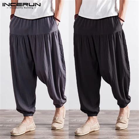 Incerun Plus Size Harem Pants Men Casual Streetwear Hip Hop Loose