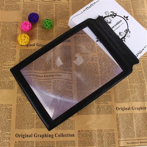 Portable Size Handheld 3x Large Reading Magnifier Grandado