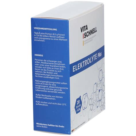 ELEKTROLYTE Plus 20x8,5 g - Shop Apotheke