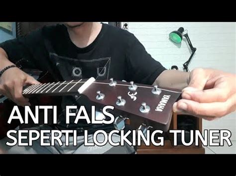 Cara Memasang Senar Gitar Akustik Dengan Simpul Anti Fals YouTube