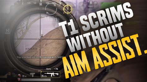 Scrims With Aim Assist Off丨pubg Mobile Youtube