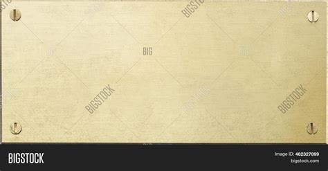 Brass Plaque Image And Photo Free Trial Bigstock