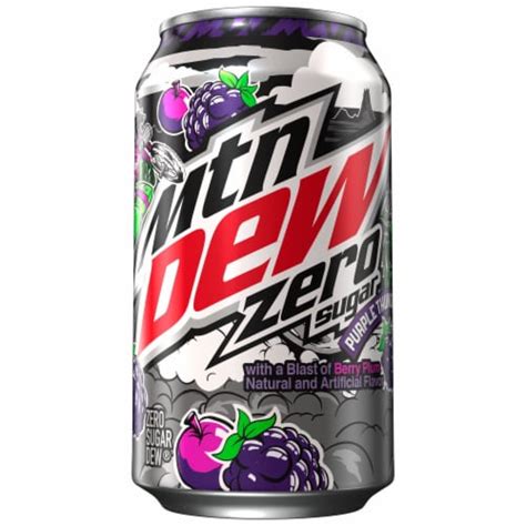 Mountain Dew Purple Thunder Zero Sugar Soda Cans 12 Pk 12 Oz Kroger