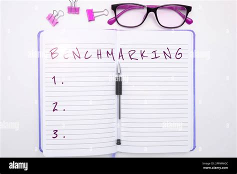 Signo De Escritura A Mano Benchmarking Concepto Significado Evaluar