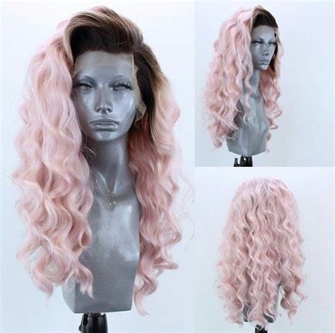 Pin By Nikki Taylor On ☆ Hair Pink Aesthetic Hair Wig Hairstyles Wigs