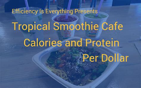 Tropical Smoothie Cafe Menu Nutrition Bahama Mama Besto Blog