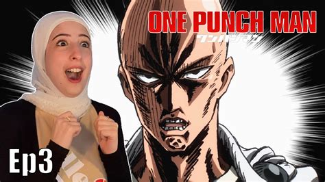 SAITAMA S SECRET One Punch Man Episode 3 Reaction YouTube