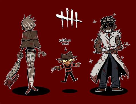 Dead By Daylight Killer Mains By Glitchpirate On Deviantart