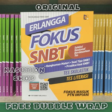 Jual Buku Soal Erlangga Fokus Snbt Dilengkapi Kunci Jawaban Original