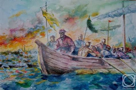 Запорожская Сечь. Подборка картин . Худ.Віталій Горбатенко. Похід ...