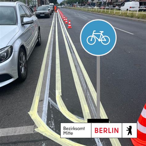 Bezirksamt Mitte on Twitter Update zum Radweg Müllerstraße im