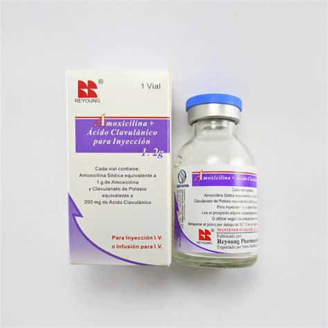 Amoxicilina Ácido Clavulánico Inyección 12 G