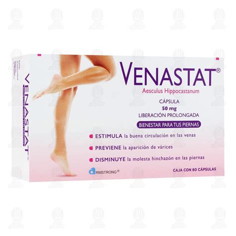 Venastat 50mg 60 Cápsulas Liberación Prolongada