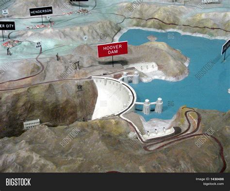 3d Modelmap Hoover Dam Image And Photo Bigstock