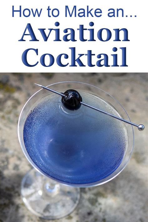 Aviation Cocktail Recipe Aviation Cocktail Aviator Cocktail Recipe