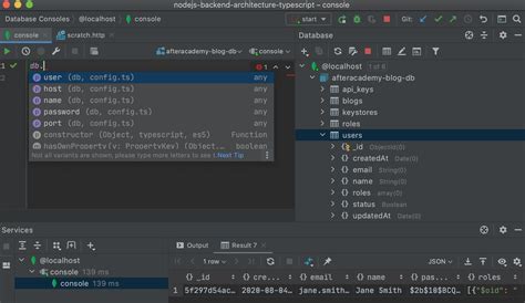 How To Get Support For Database Tools And Sql Inside Webstorm The