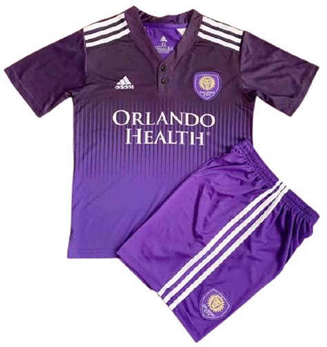 KIT INFANTIL ORLANDO CITY 2022 UNIFORME TITULAR CLIMALITE