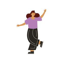 Woman Brunette Avatar Vector Images Over