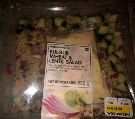 Woolworths Food Bulgur Wheat Lentil Salad Review Abillion