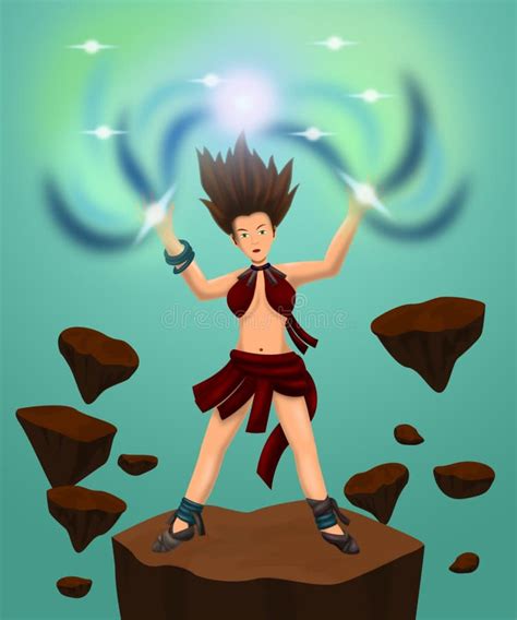 Sorceress Stock Illustration Illustration Of Sorceress 24008414