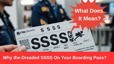 Why Tsa Flags You Ssss On Your Boarding Pass Youtube