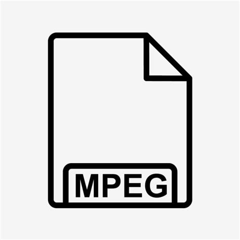 Icon Vector Hd Images Vector Mpeg Icon File Format File Format Png