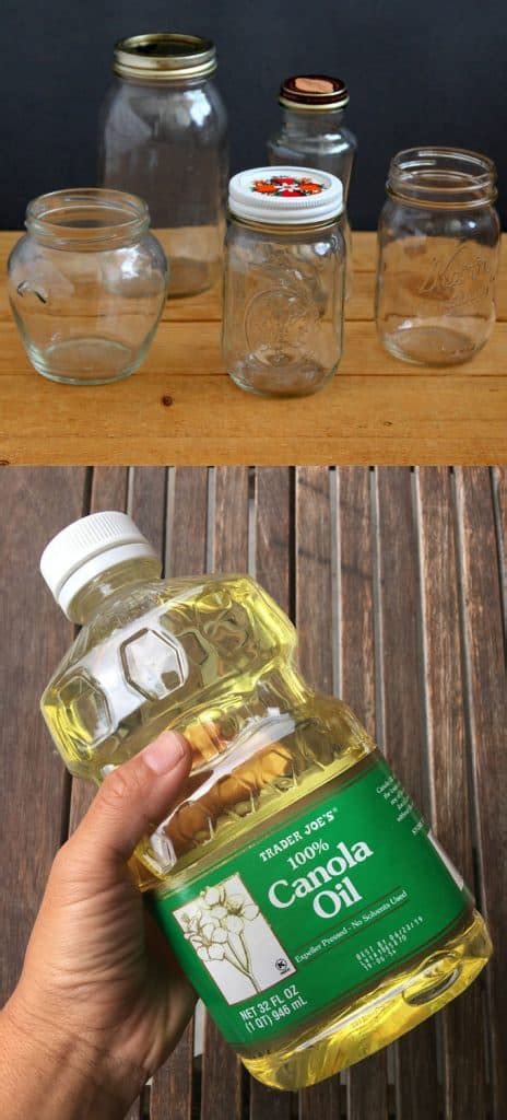 Magical Mason Jar Oil Lamp 2 Minute Diy Oil Candles A Piece Of