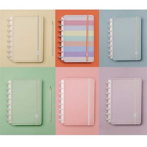 Caderno Inteligente Tons Pastel A5 Caderno Inteligente Andy