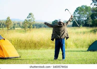 Back View Of A Casual Man Celebrating Success Images Stock Photos