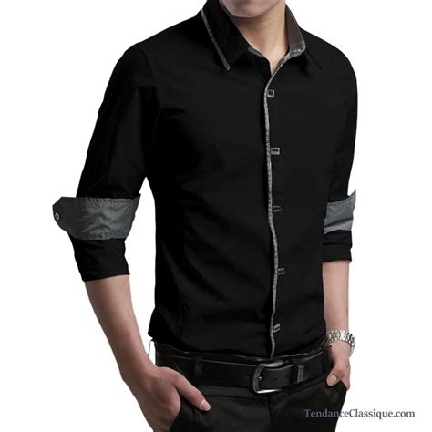 Chemise Blanche Homme Slim Fit Chemise Homme Luxe Pas Cher