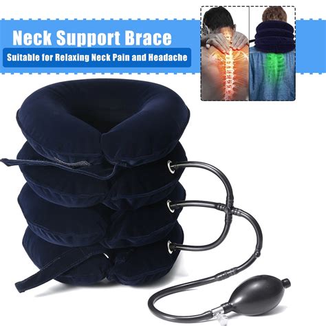 Cervical Neck Traction Device 4 Layers Inflatable Adjustable Neck