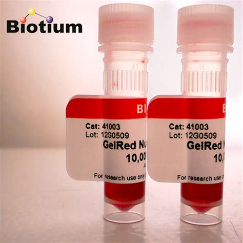 GelRed Nucleic Acid Gel Stain 10 000X En DMSO O Agua