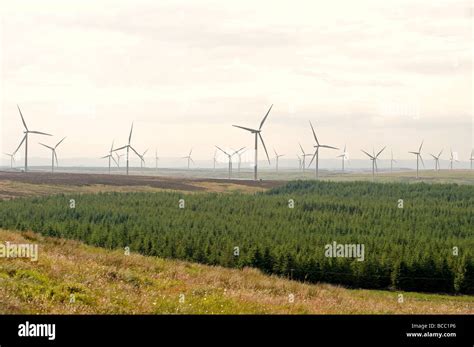 Wind Farm Scotland Stock Photo Alamy