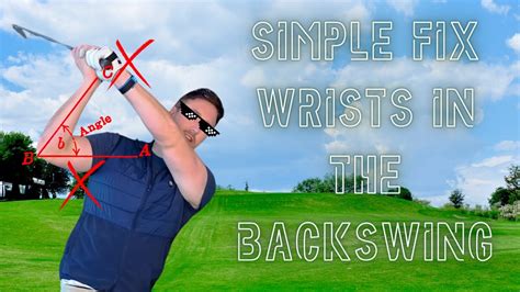 Fix Your Wrist In The Backswing Simply Essential Golf Tips Youtube