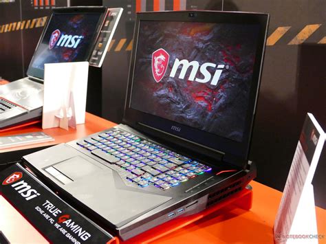 Msi Debuts Monster Gt Vr Titan Gaming Notebook Notebookcheck Net News