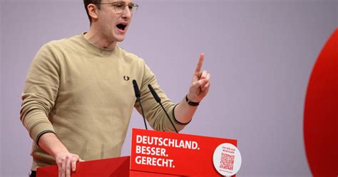 Spd Parteitag Juso Chef T Rmer Bestellt Bei Scholz F Hrung