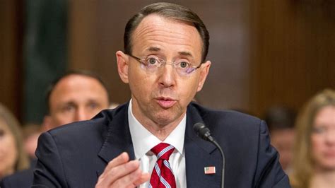 Deputy Attorney General Stands By Memo But Says Comey Was Going To Be