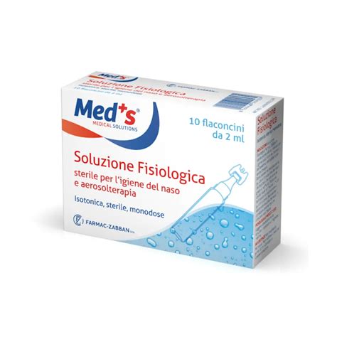 Soluzione Fisiologica 10 Flaconcini Med S Donkid