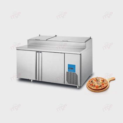 Restaurant Commercial Pizza Salad Fruit Display Table Top Preparation