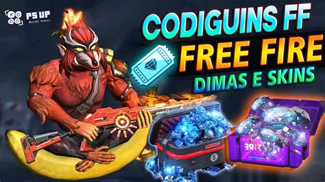 Garena Free Fire Max Códigos Exclusivos de Resgate LIBERADOS Para 03