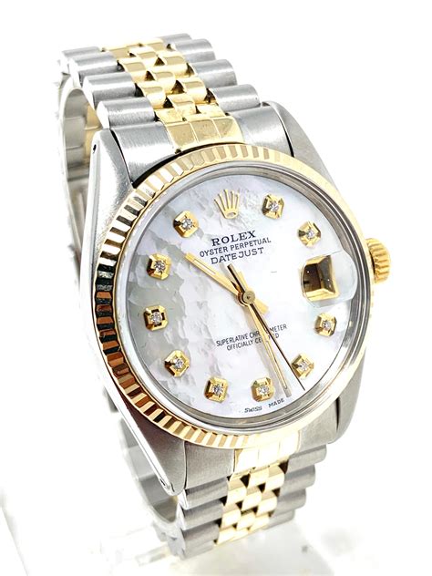 Rolex Datejust Two Tone Mop Jubilee For Sale At Stdibs