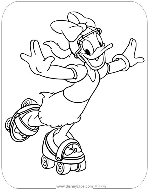 Daisy Duck Coloring Pages